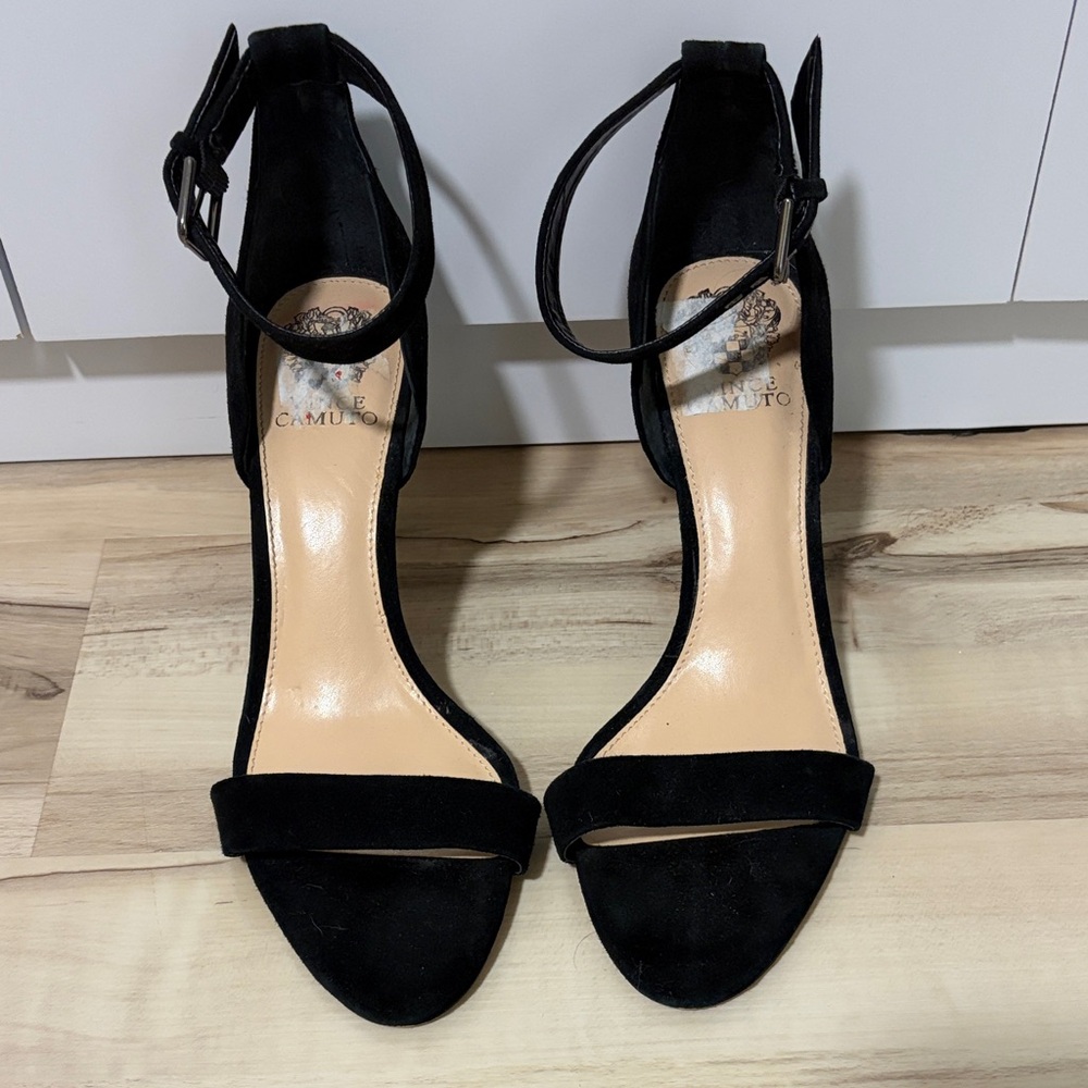 Black Ankle Strap Heels